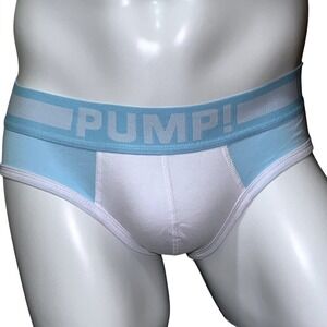 PUMP! Cotton Briefs Blue/White Size‎ XXL (34-36) H69 NWT